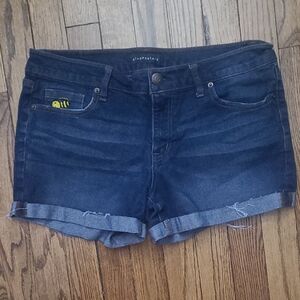 Aeropostale Women's Blue Denim Shorts